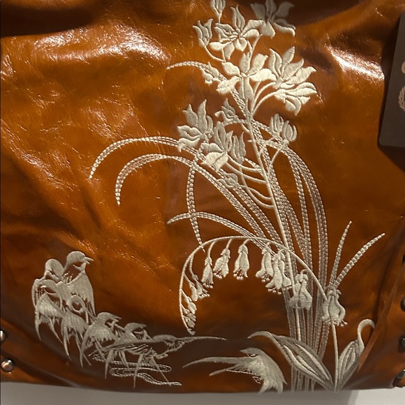 Brown Floral Women's Shoulder Bag - Picture 15 of 16
